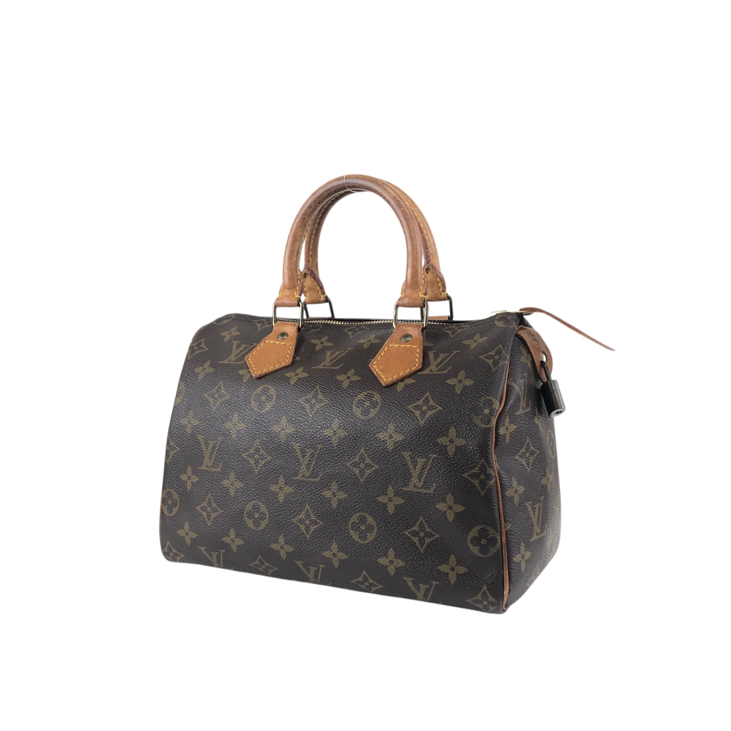 LOUIS VUITTON ルイヴィトン モノグラム ハンドバッグ ブラウン PVC