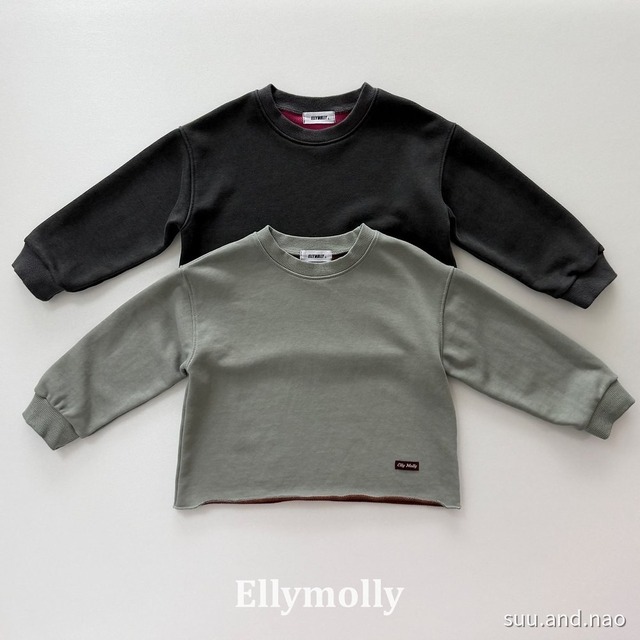 取寄：ELLYMOLLY ラフツートンダイイングスウェット/Jr※送料無料