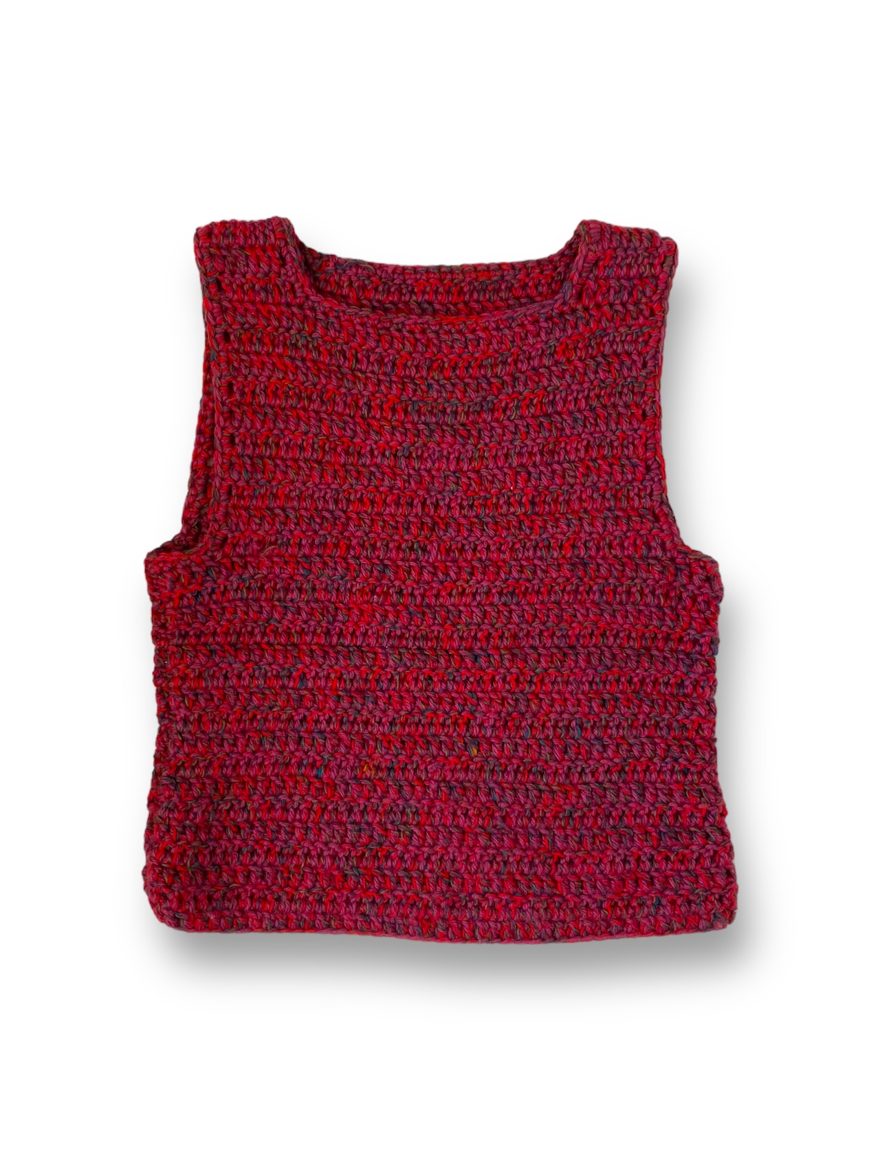 Sleeveless hand knit