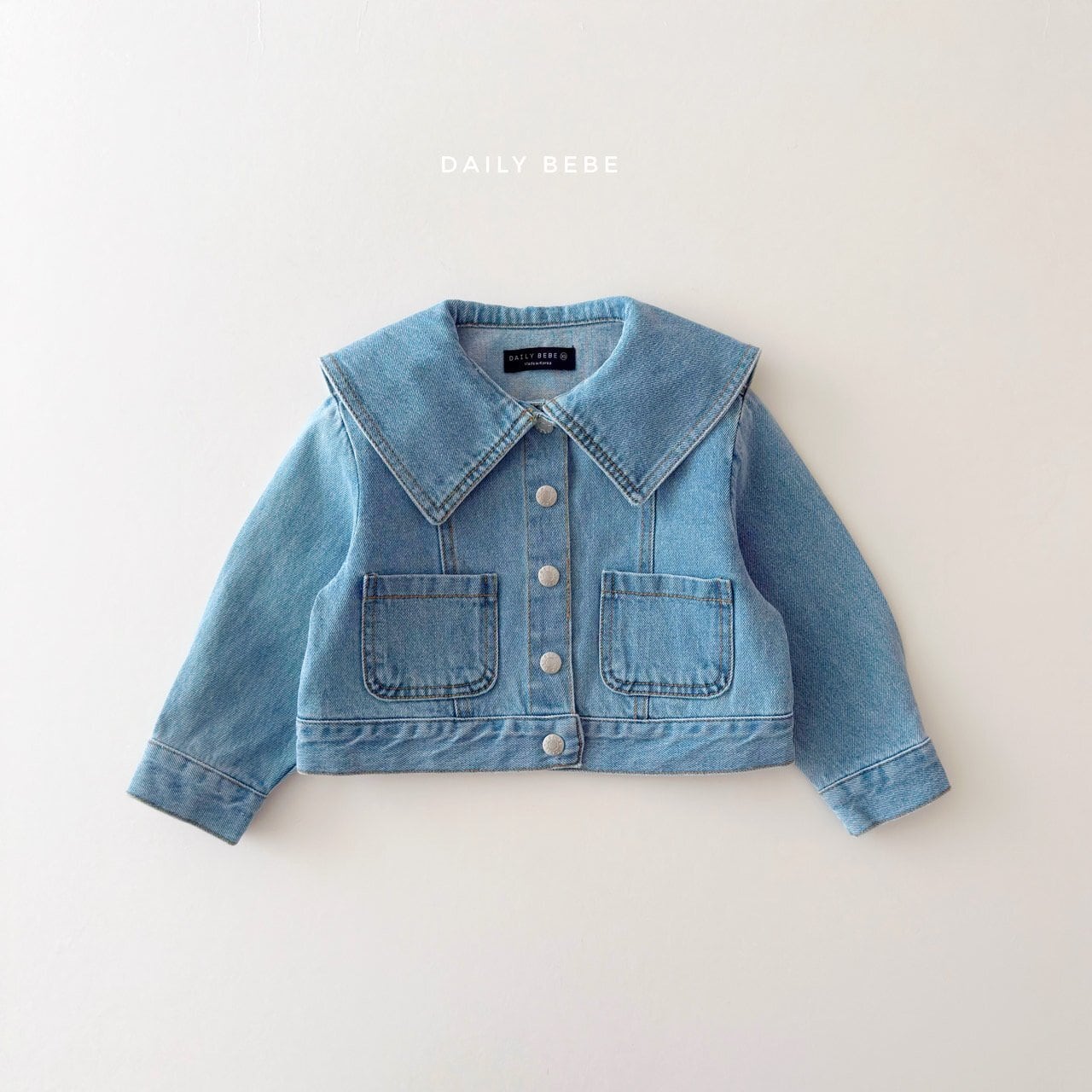 sarah denim jacket【DAILYBEBE】※予約商品