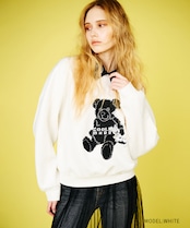 COOLAベアープリントTOPS (WHITE) CQ-48004