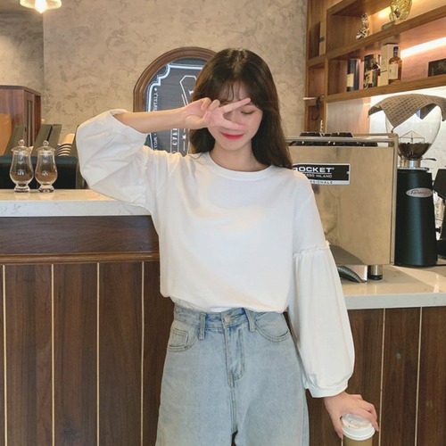 ✞ ラウンドネックカジュアルスリーブセーター ソリッド カラートップス ロング ソリッドカラー ✞ゴスロリ SM ミリ 甘ロリ クラロリ 和ロリ エレガント 黒ロリ 姫ロリ 華ロリ BB-BB97831696055