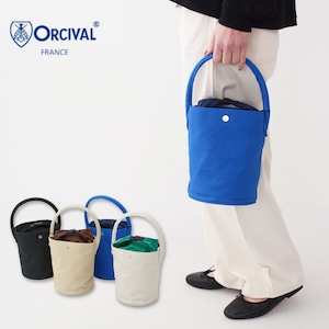 ORCIVAL[オーチバル・オーシバル] LIGHT CANVAS BUCKET BAG [OR-H0287LCV] ライトキャンバス バケットバッグ・バケットバッグ・ハンドバッグ・インナーバッグ付き・MEN'S / LADY'S [2024SS]