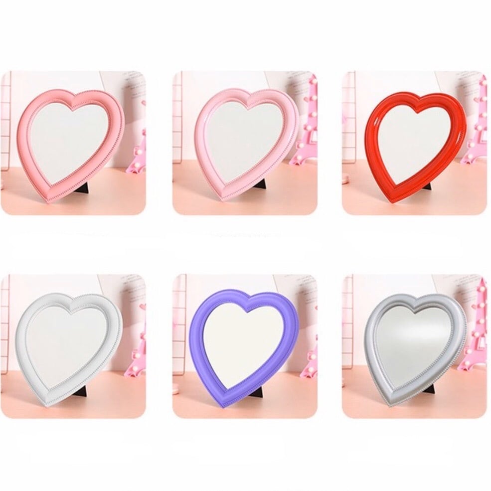 heart mirror 6colors / ハートミラー 鏡 韓国雑貨 | tokki maeul (トッキマウル) / 韓国雑貨通販サイト