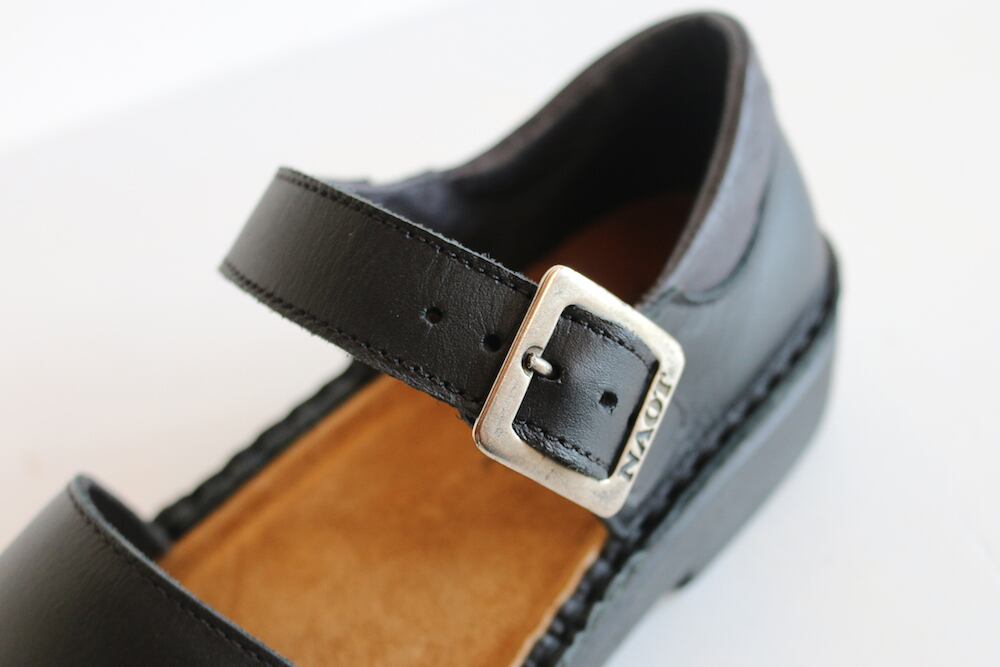 NAOT】ストラップレザーシューズ｜OLGA ｜Matt Black（新仕様） | m_store