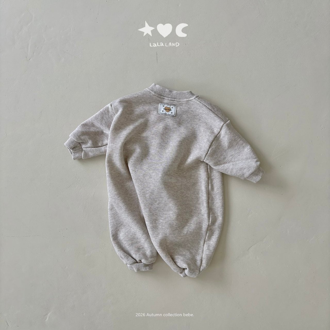 【予約商品】bebe terry zip-up suit