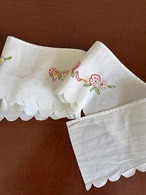 刺繍　棚飾り　色刺繍　ハンドメイドインテリア　野花　12clek23-1