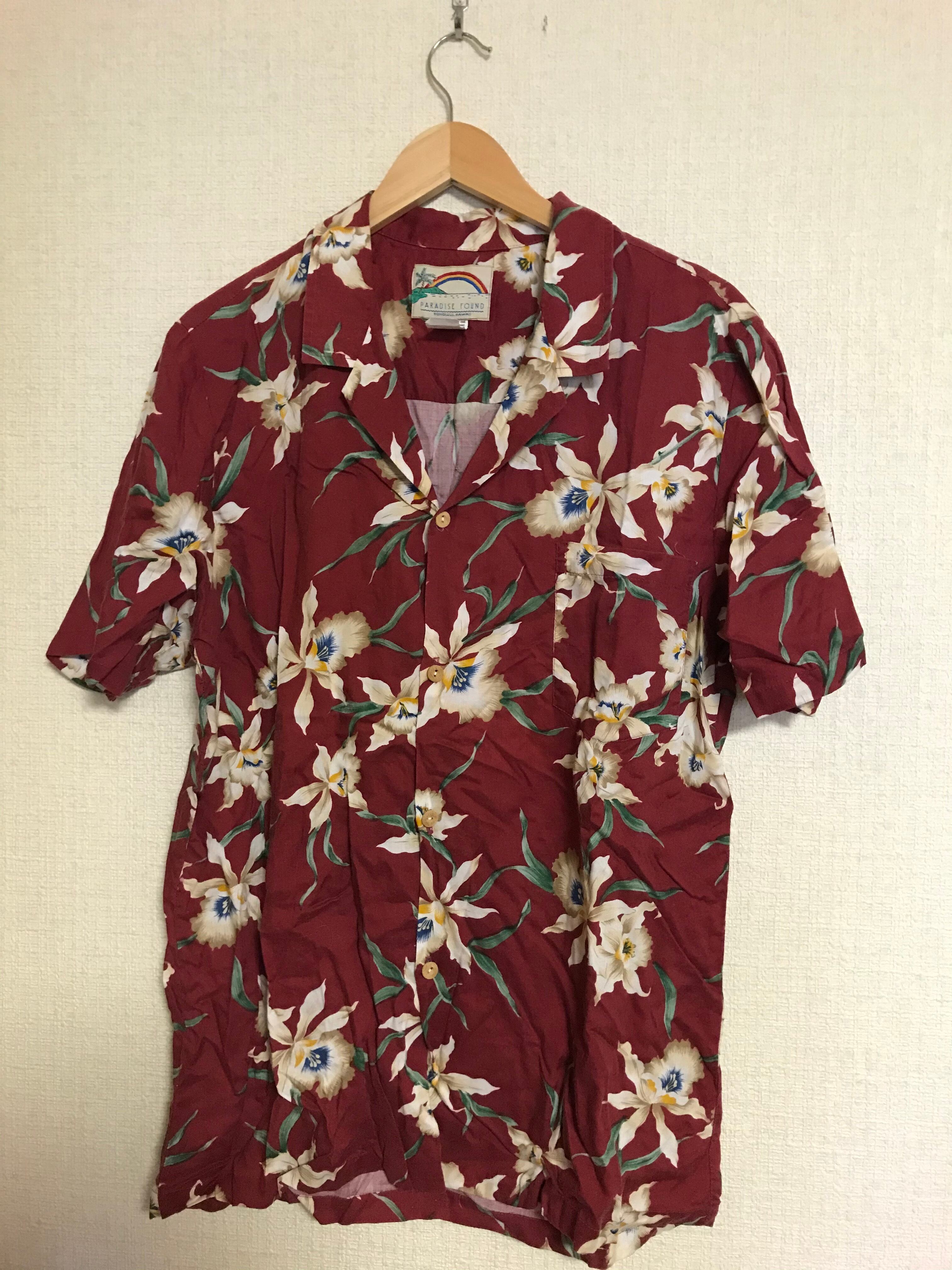 【激レア‼︎】Paradise Found Hawaii◎90s アロハシャツ