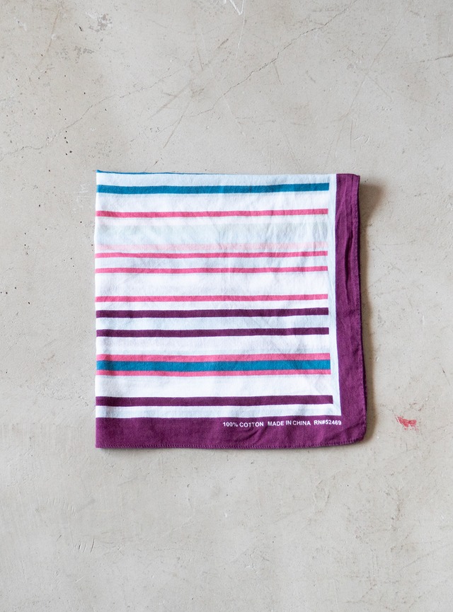 unknown used Multi stripe bandana