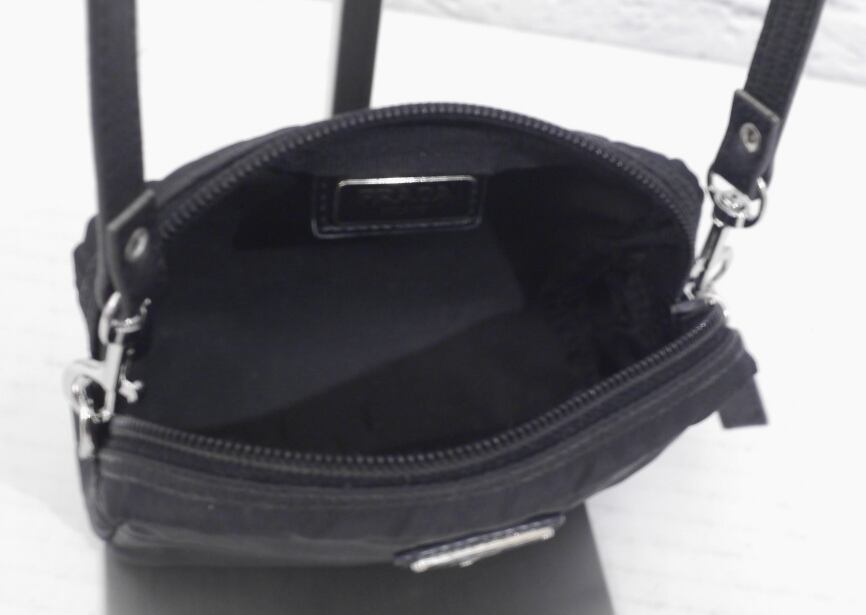 美品】 PRADA プラダ テスート ナイロンxレザー クロスボディ ミニ