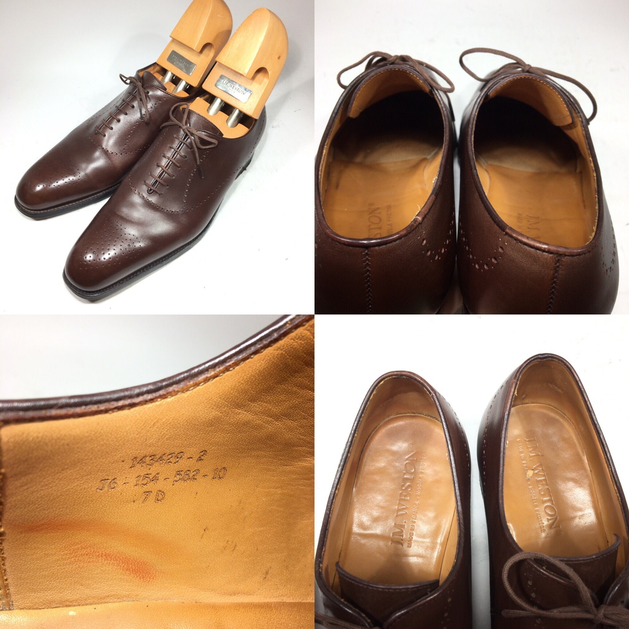 jm weston ホールカット 582 25.5cm 正規靴木・袋付 | 中古靴・革靴 