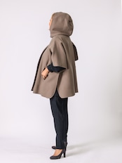 BEATRICE(フードストール付きポンチョコート)