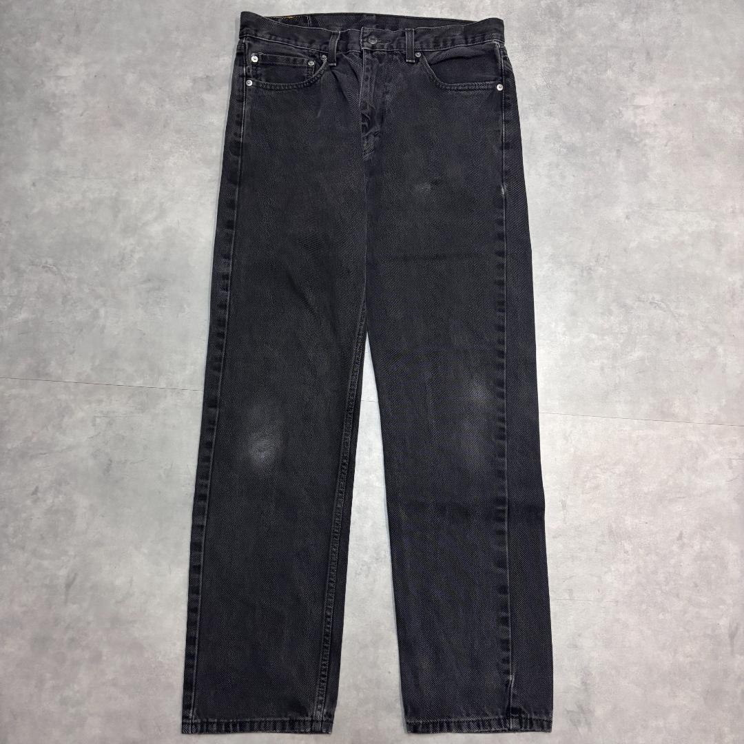リーバイス505 Levis W34 ブラックデニム 黒 古着 21364