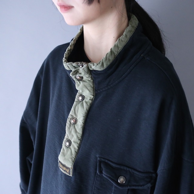 "Polo by Ralph Lauren" XXXB super over silhouette half-zip pullover