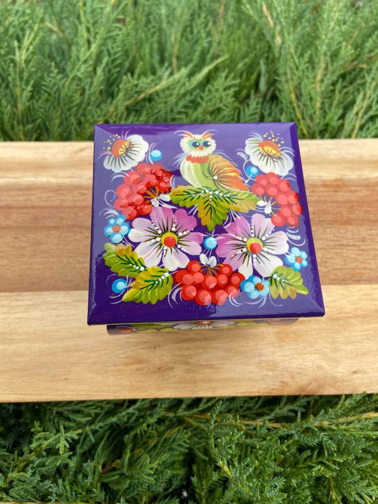 ペトリキフカ・ジュエリーボックス 9сm（ホメンコ） - 3