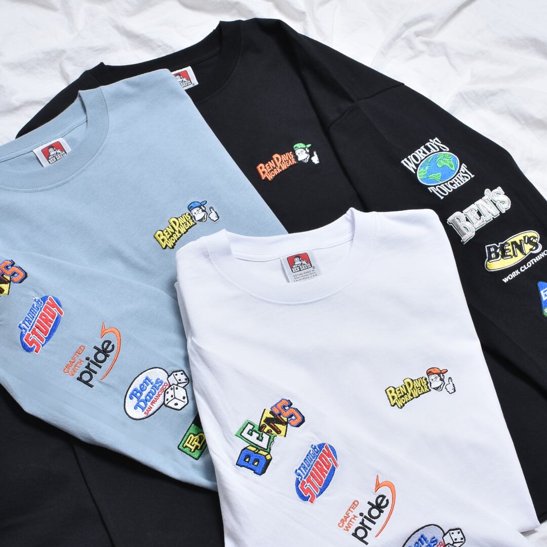 【BEN DAVIS】2024S/S FUNKY SLEEVE ロンT