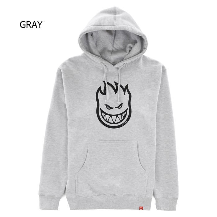 SPITFIRE YOUTH BIGHEAD PULLOVER HOODE BLK/GLD GRAY