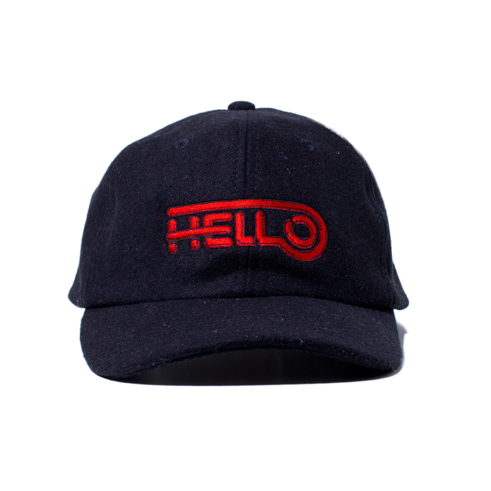 HELLO WOOL BB CAP #BLACK