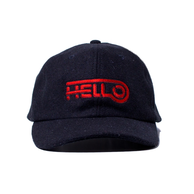 HELLO WOOL BB CAP #BLACK