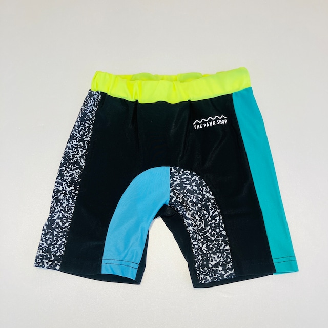 【24SS】THE PARK SHOP(ザ・パークショップ) BEACHPARK RASH　SHORTS black (95/105/115/125/135/145)ショートパンツ　水着