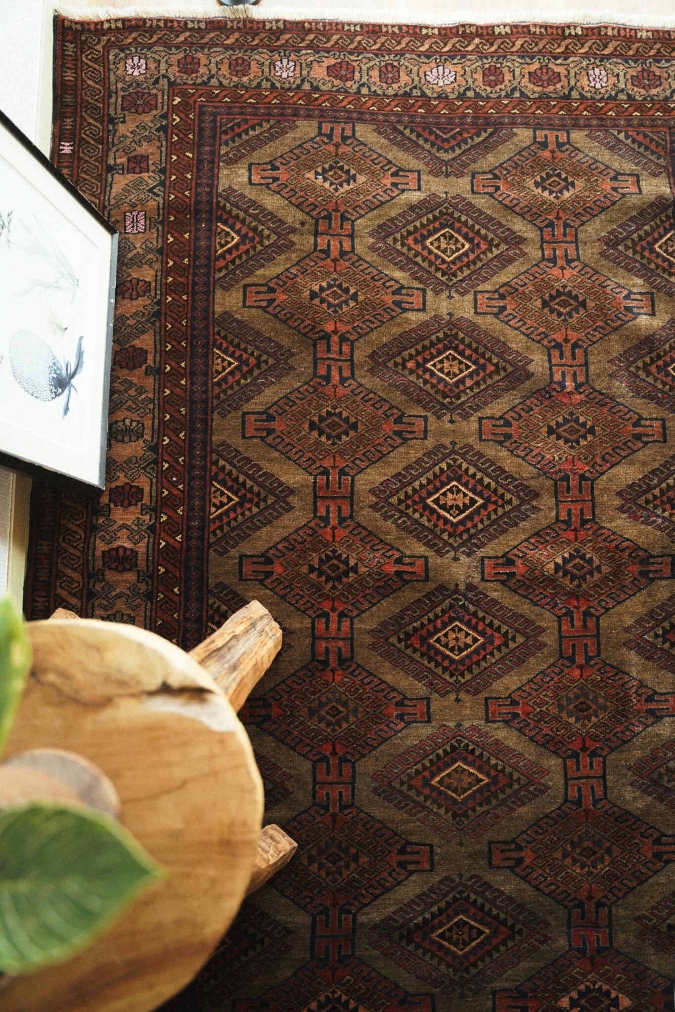 1497-Vintage Baluch rug