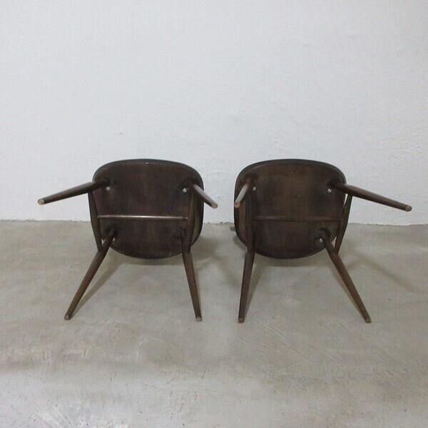 イギリス ビンテージ 家具 アーコール Ercol シスルバックチェア 2脚
