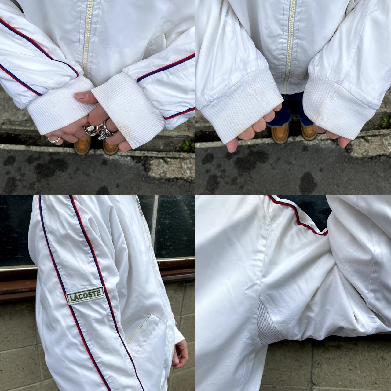 70年代 フランス製 LACOSTE フレンチラコステ ポリエステルブルゾン