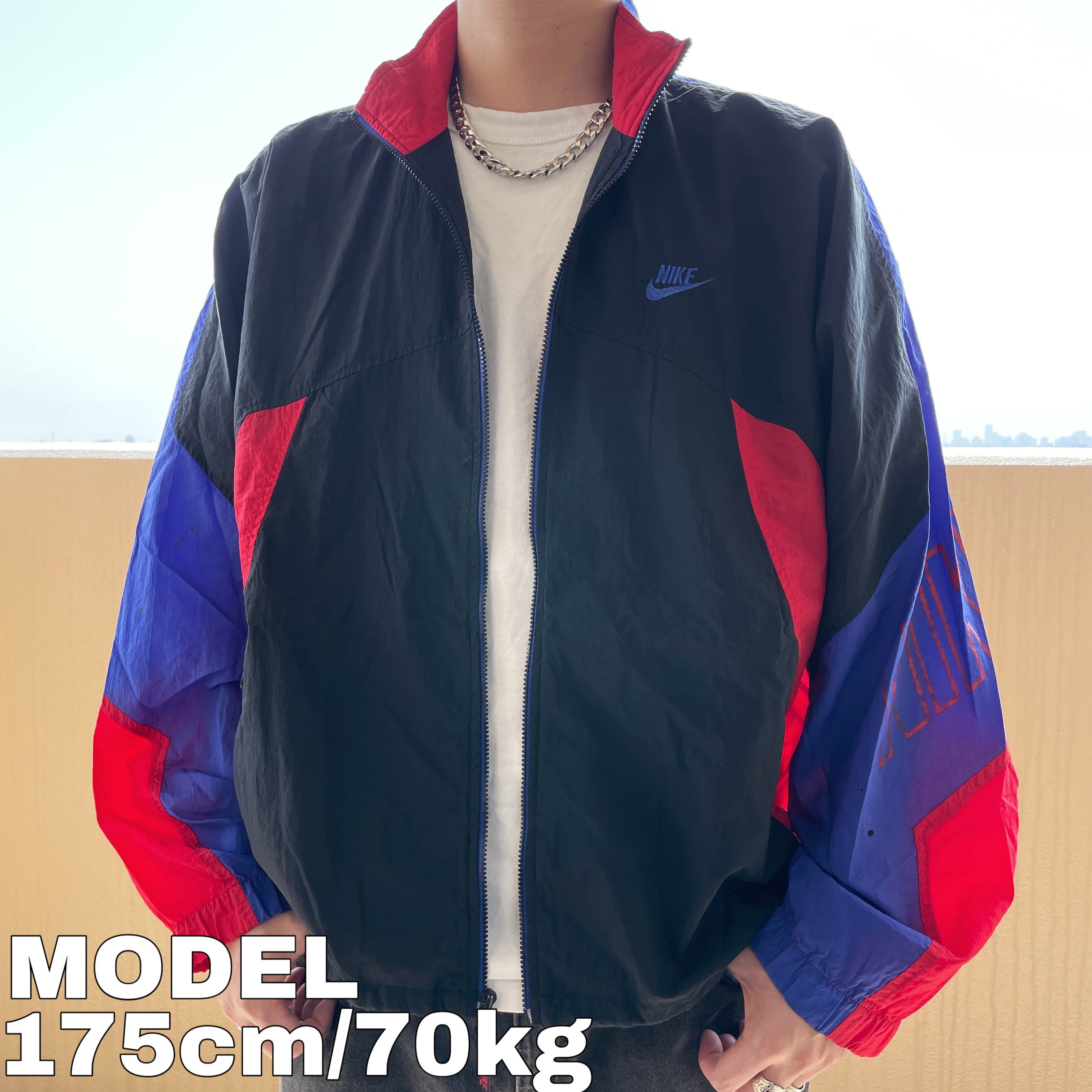 USED 銀タグ NIKE ナイロンジャケット 90