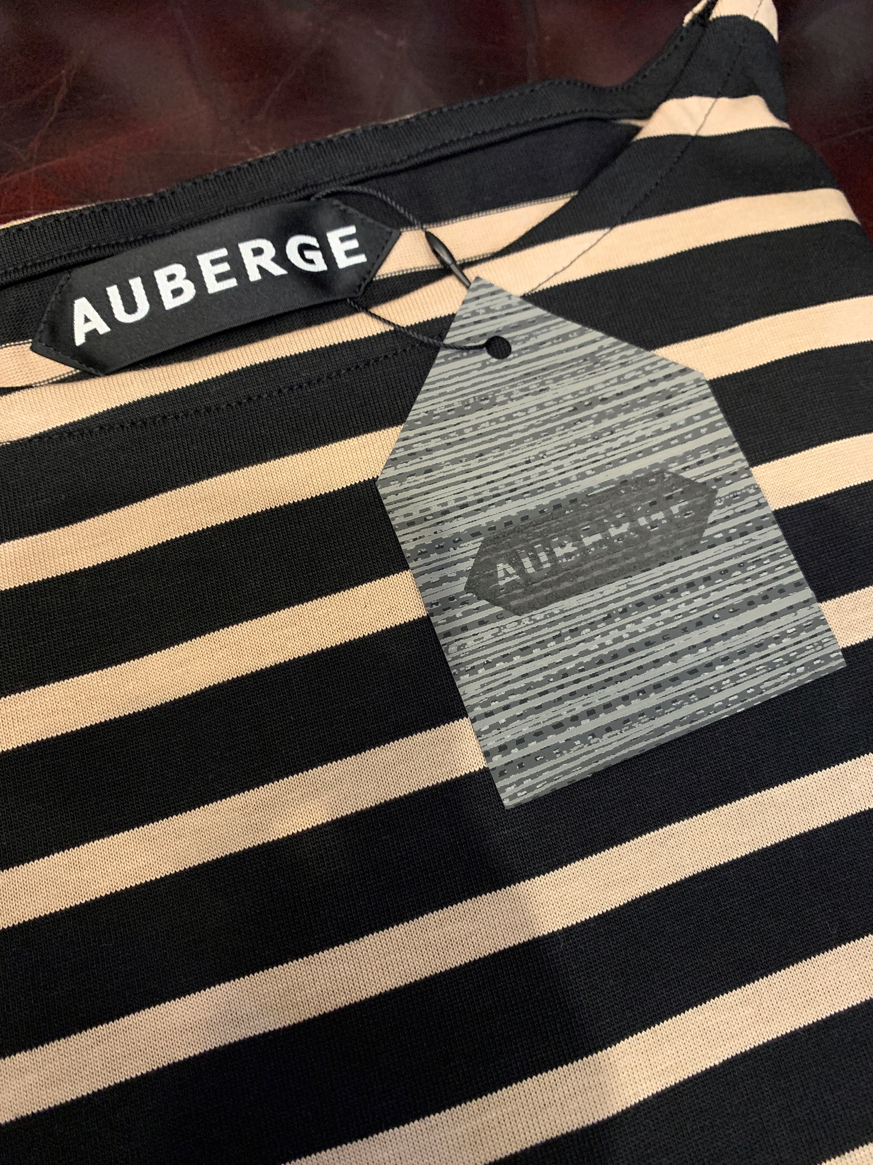 【新品タグ付・未使用】Auberge coco black×beige 44