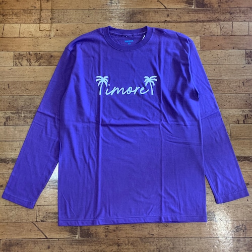 ヤシいもーれ  L/S Tee  (リブなし) Purple / TORTUGAオリジナル