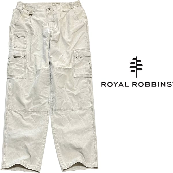 1点物◇Royal RobbinsカーゴパンツXLワイドパンツ古着メンズ36