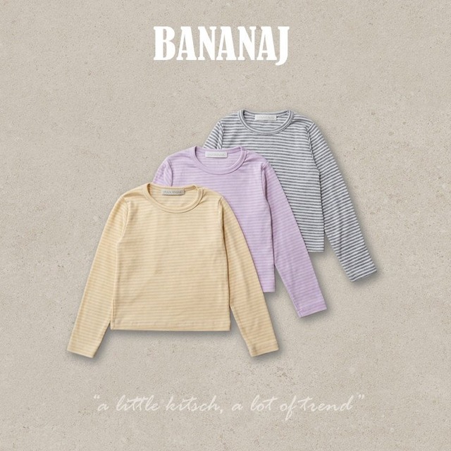 【2点送料無料】«予約»«ジュニアサイズあり»«Banana J» キャンディトップス 3colors