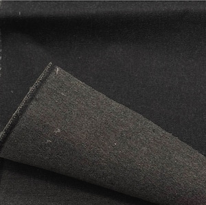 ★CT198◆オーダー1m単位◆綿100%児島ブラックデニム生地◆約12オンス