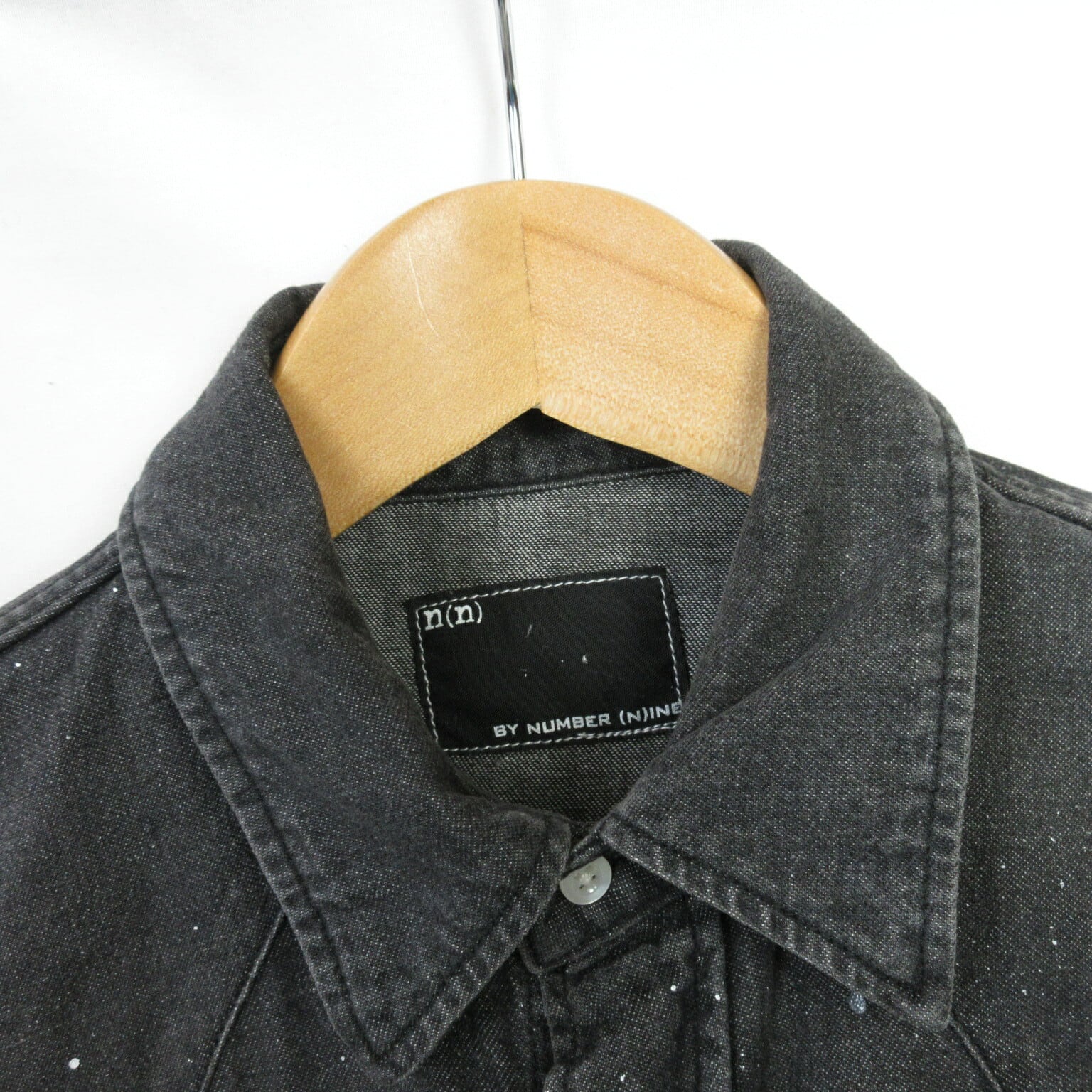 ナンバーナイン ペンキデニム ウエスタンシャツ size2/n(n) BY NUMBER