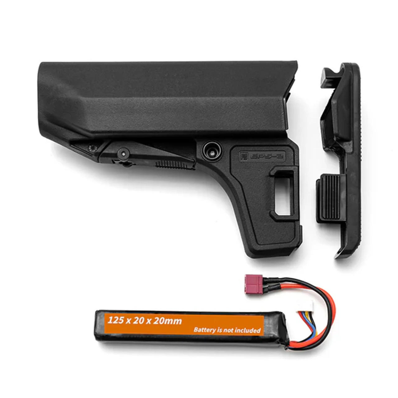 PTS EP Series EPS-2 Enhanced Polymer Stock – Reinforced, Compact, Battery-Ready AR Stock ストック【ブラック】