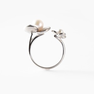 Silver ring  SMR4リング Three petals
