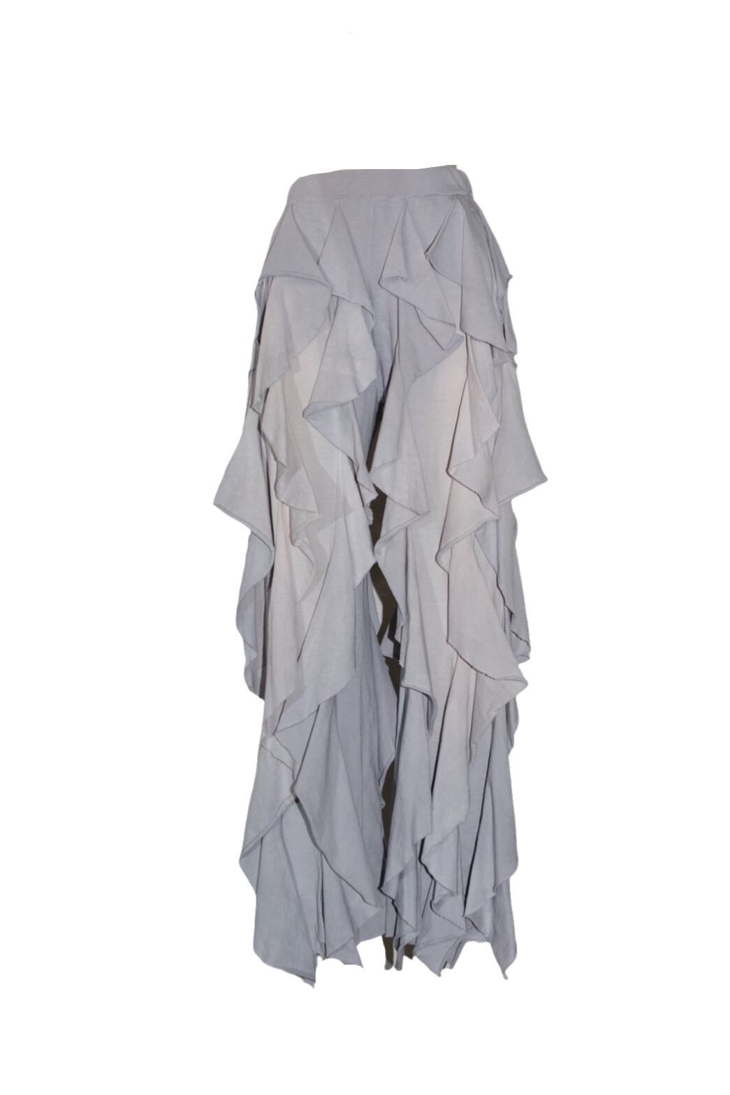 25SS】BELPER BLEACHED RUFFLE PANTS (WHITE) 2212-0925 | IAAAM