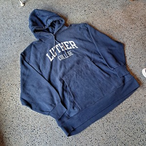 "LUTHER" Champion REVERSE WEAVE カレッジプリントパーカー used [310042]