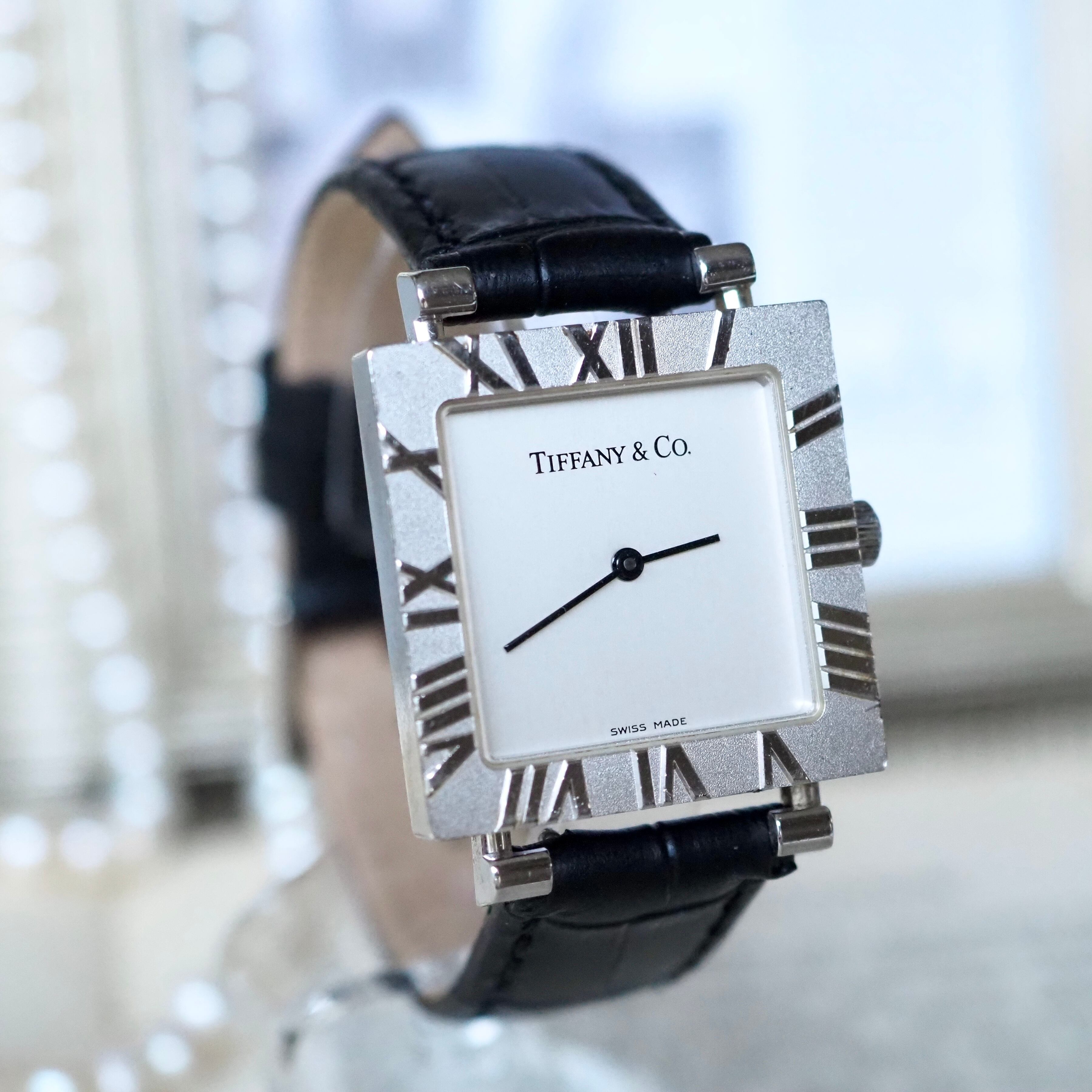 ☆【値下げ】中古美品 TIFFANY&CO ティファニー アトラス ネクタイピン