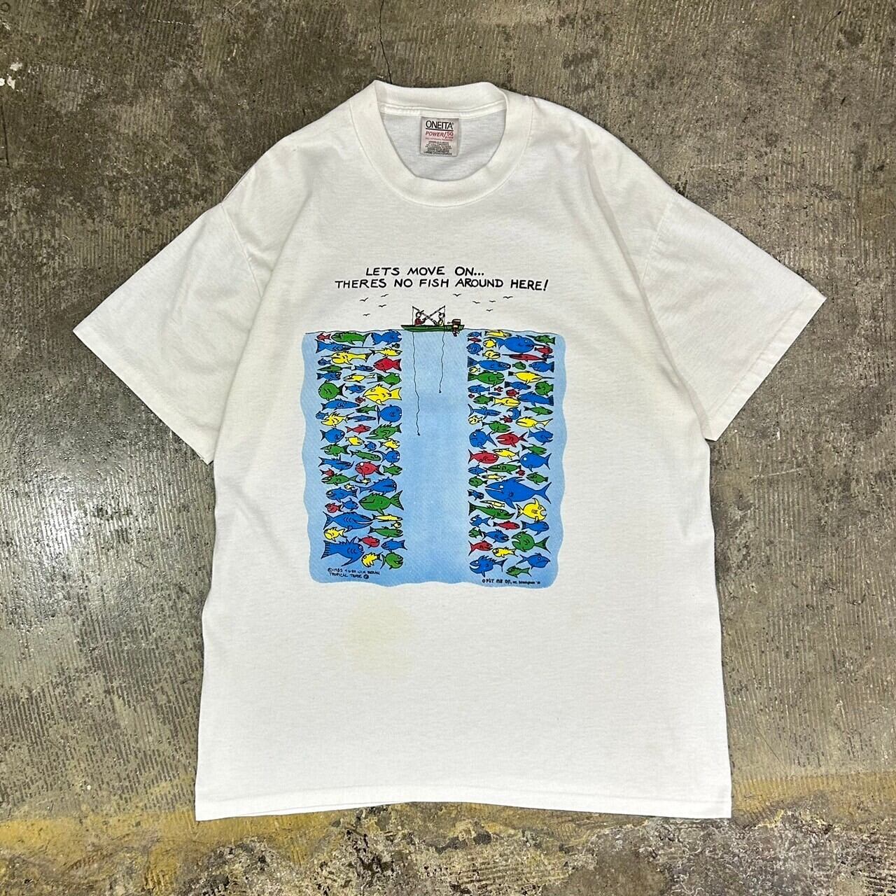 80s(1983) ONEITA Funny Print Tee