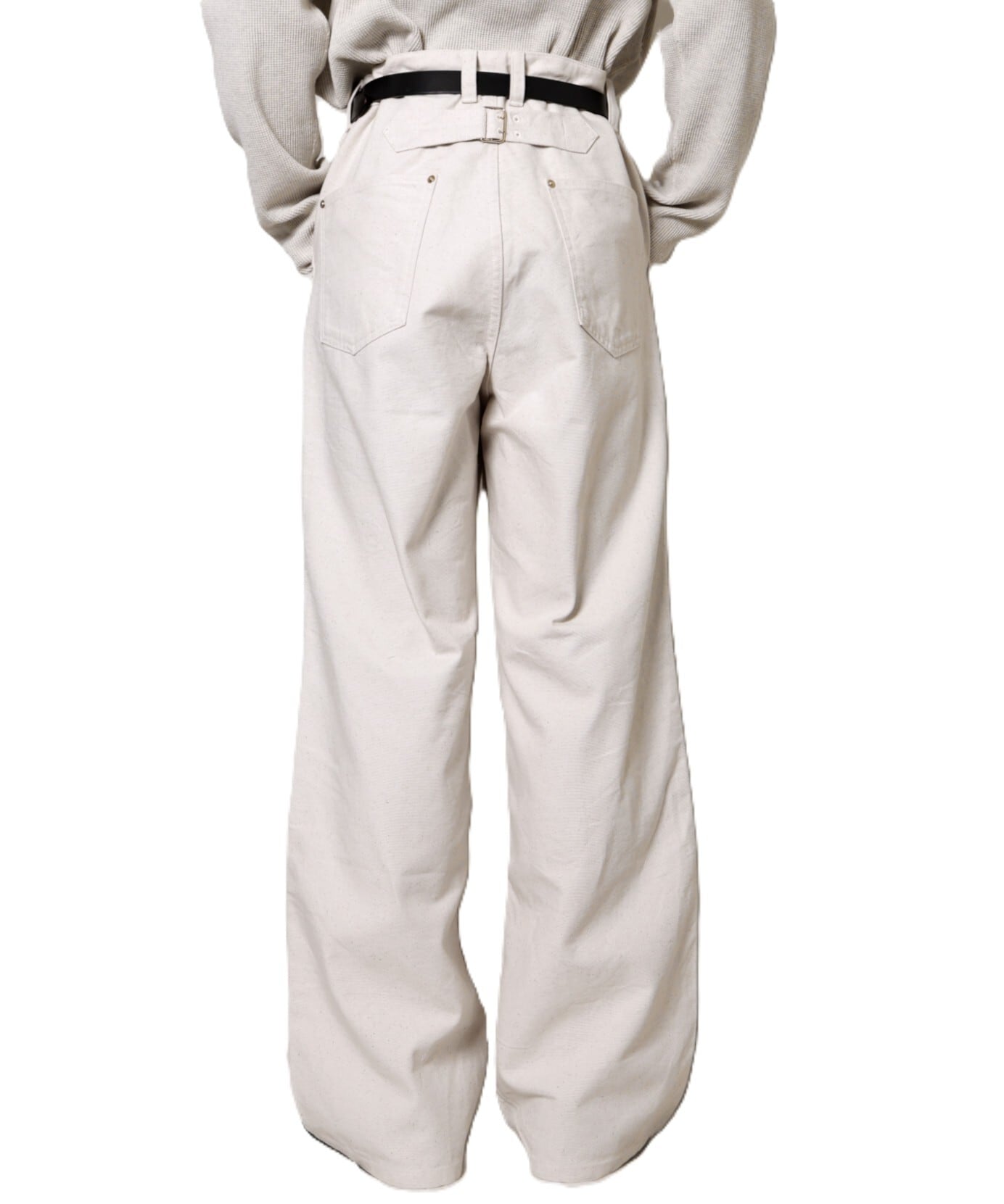 UNUSED アンユーズド 20AW 日本製 LINE PANTS キャバリーツイル ラインパンツ UW0920 2 OFF WHITE ボトムス【新古品】【中古】【UNUSED】 新品 UNUSED アンユーズド 20AW 日本製 LINE PANTS キャバリーツイル