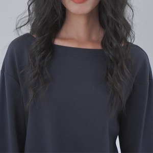 drawstring peplum top　J00449