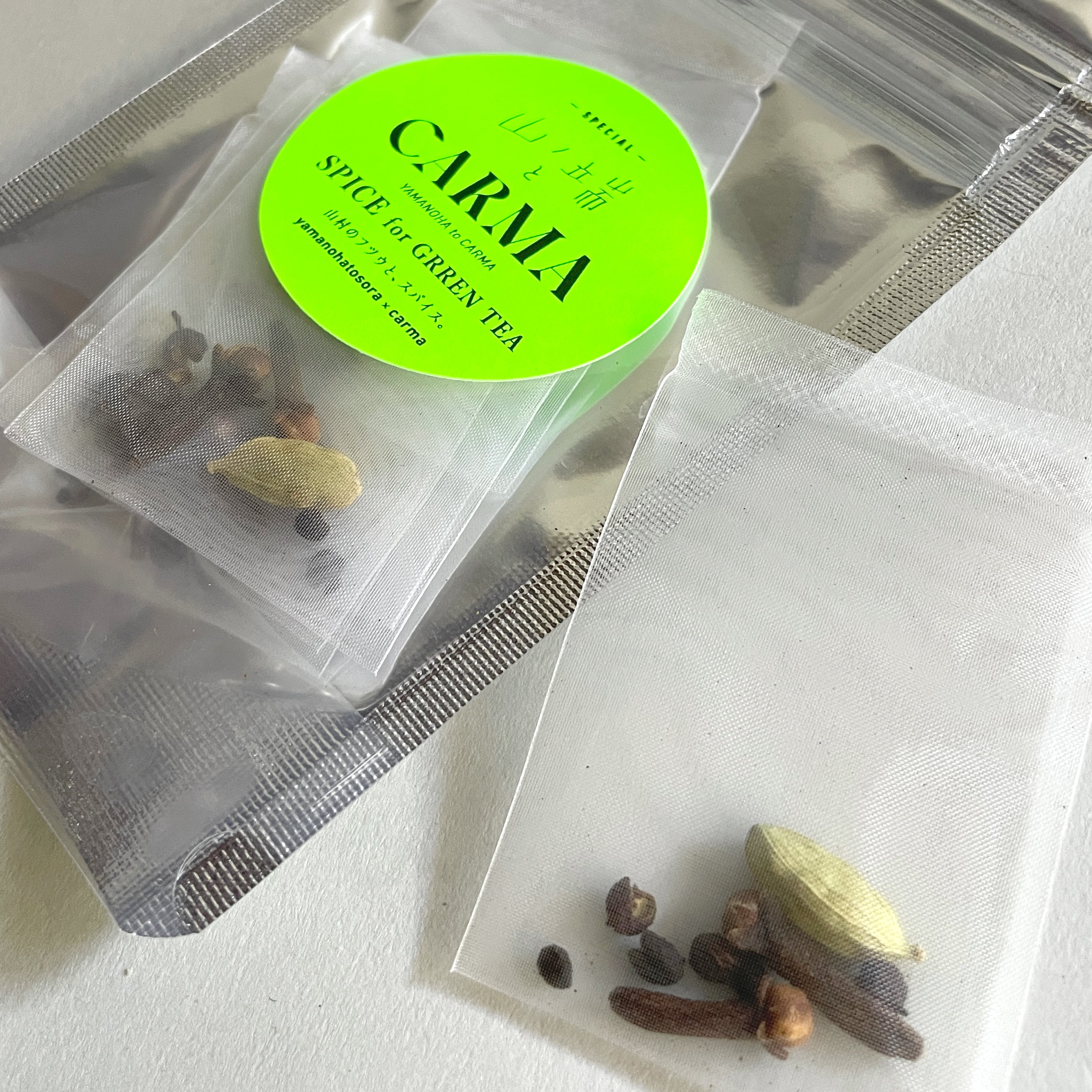 SPICE for GREEN TEA / 緑茶用スパイスキット5個入 / by 山ノ端トCARMA