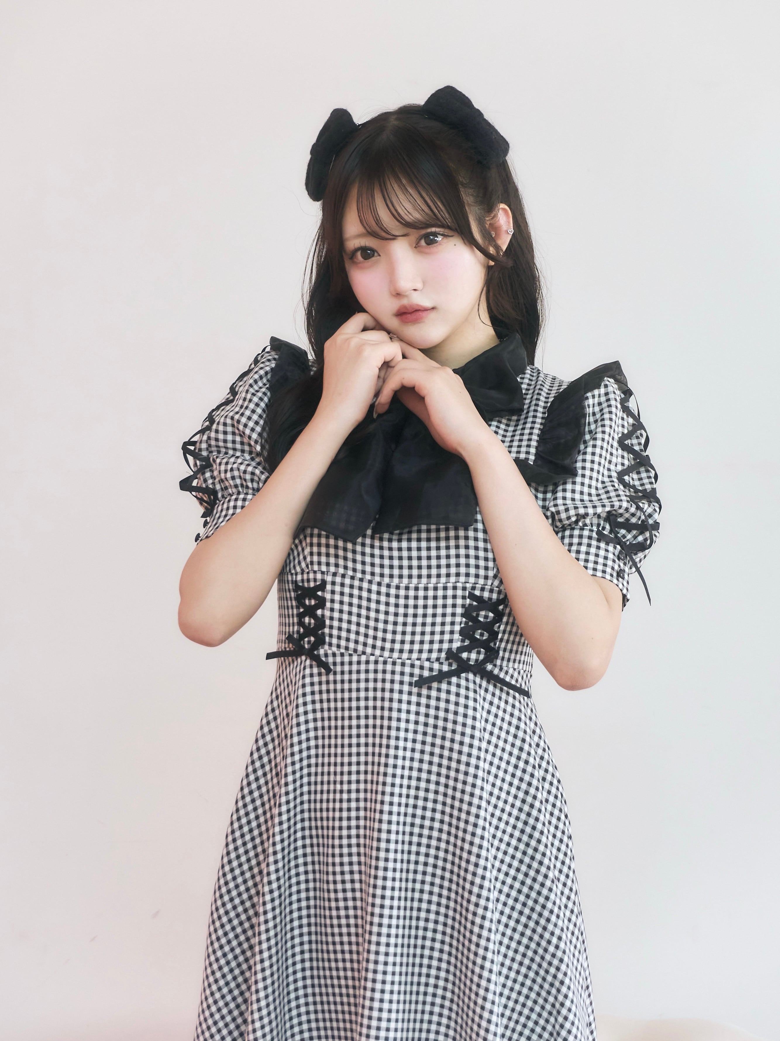 meltie びたーすいーとロングワンピース milky ribbon tiered op | meltie