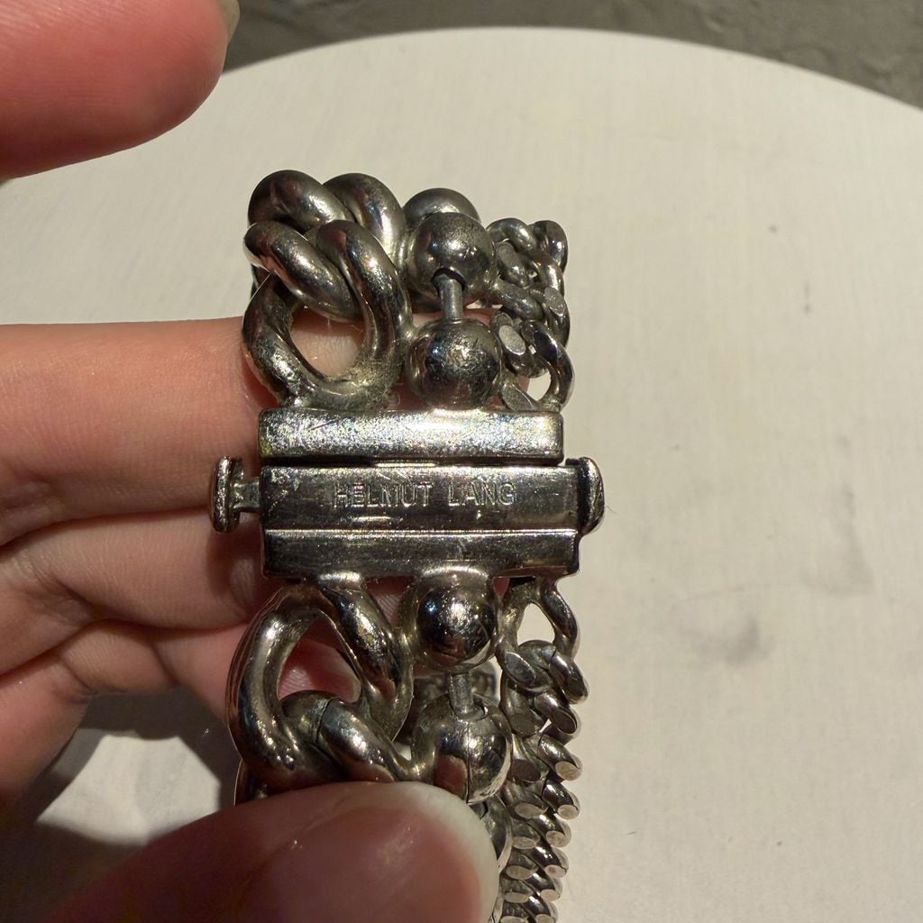 HELMUT LANG ヘルムートラング Chain Bracelet ブレスレット シルバー