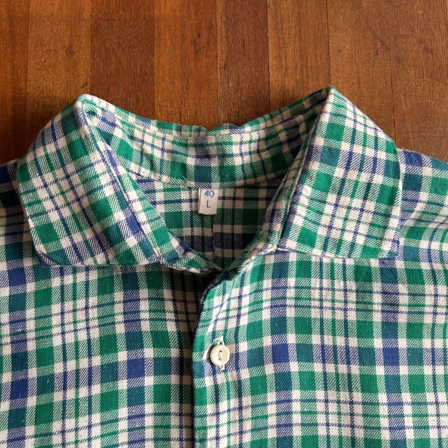 ヨーロッパ ヴィンテージ チェック シャツ 70s 60s ビンテージ