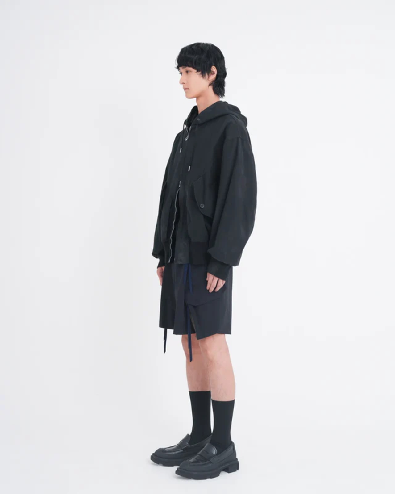 【26SS】Tamme タム / パーカー 長袖 /CWU-45P PARKA BLACK - 4