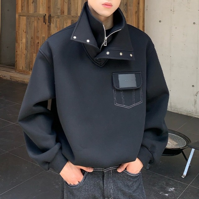 ツーウェイカラープルオーバー C10458