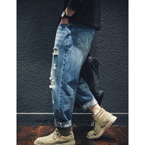 ヴィンテージウォッシュ ダメージジーンズ 10139