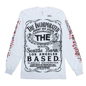 THE INCORPORATED  THE BOTTLE LS T-SHIRT  WHITE